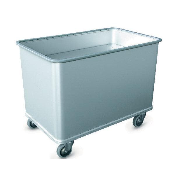 Mobile Laundry Container Silver